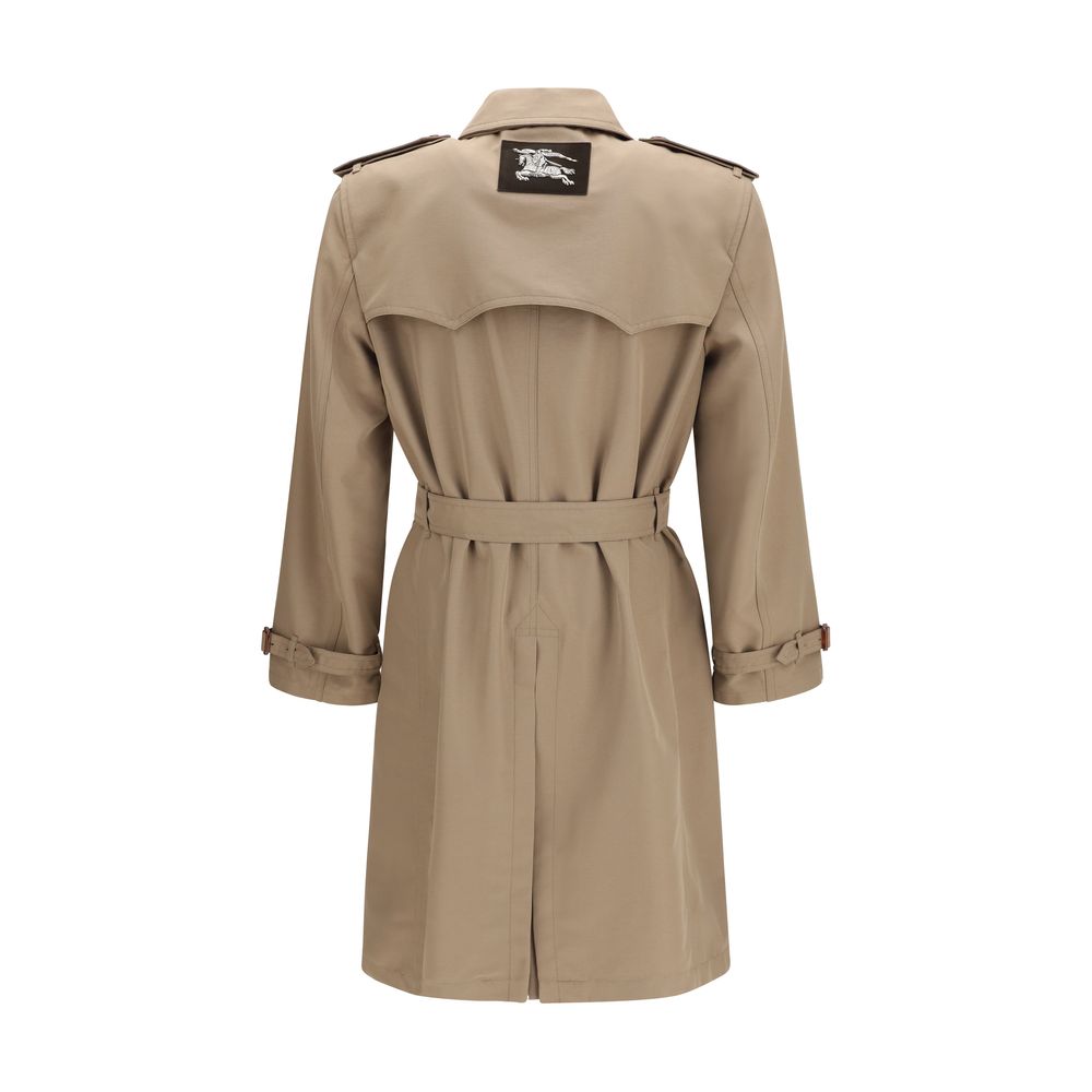 Burberry Brown Silk Trench Coat