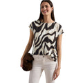 Street One Brown Viscose T-Shirt