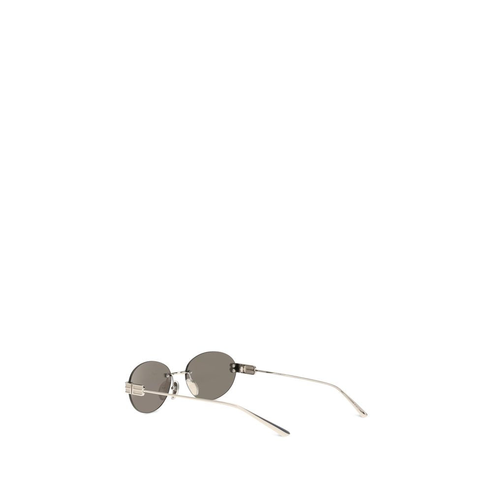 Balenciaga Silver Metal Sunglasses