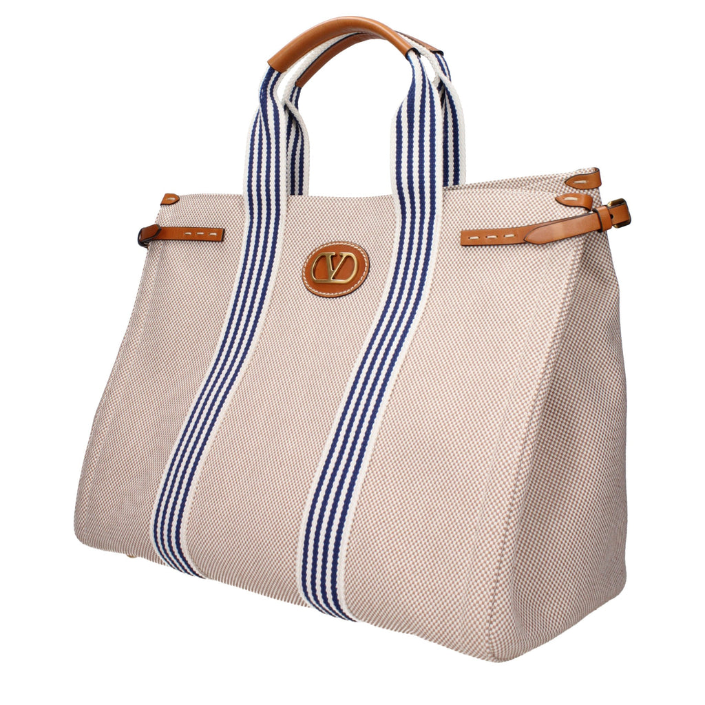 Valentino Garavani Beige Fabric Handbag