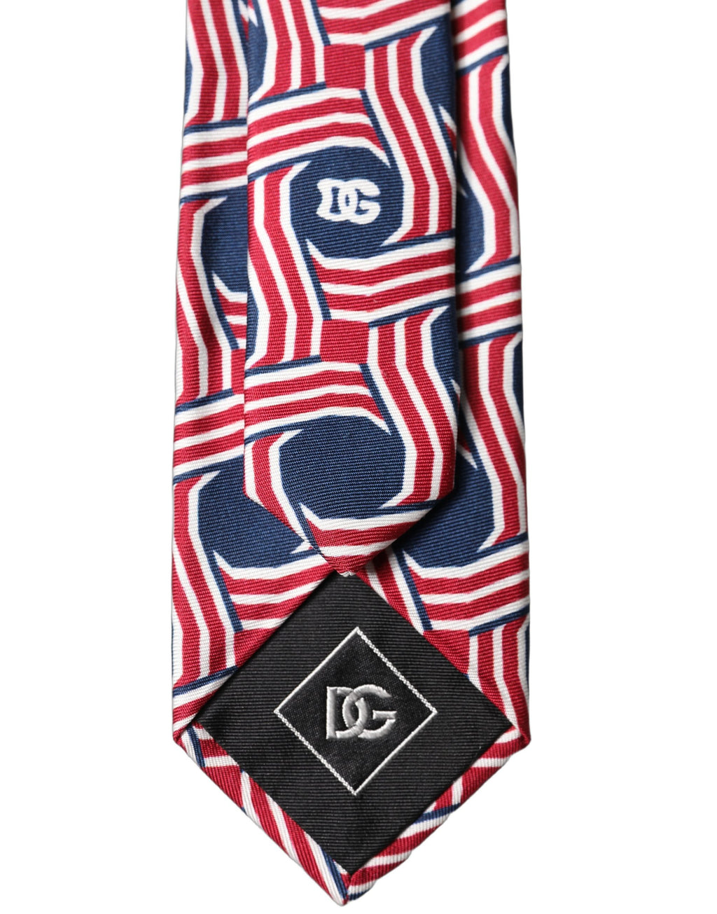 Dolce & Gabbana Multicolor Patterned Silk Adjustable Men Tied Necktie Tie