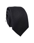 Dolce & Gabbana Dark Blue Solid 100% Silk Adjustable Men Tied Necktie Tie