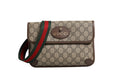Gucci Supreme Monogram Neo Vintage Web Belt Bag Brown