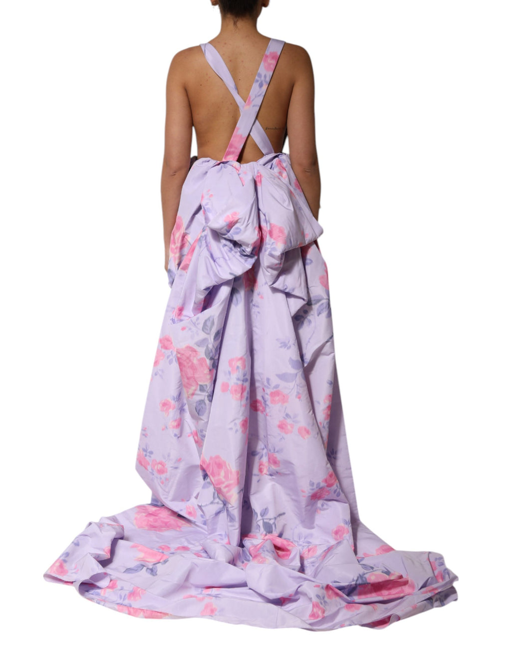 Philosophy di Lorenzo Serafini Multicolor Floral Runway Maxi Dress