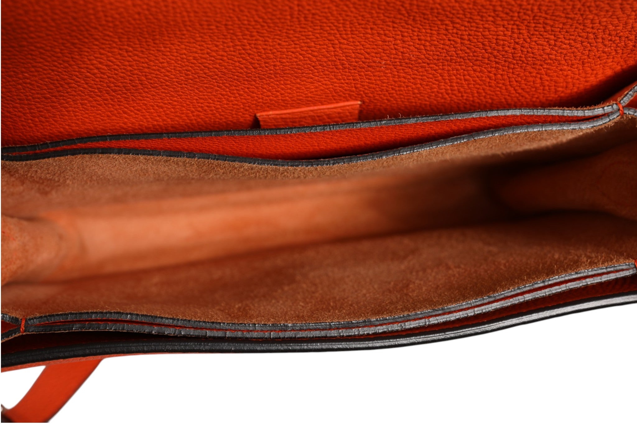 Gucci Jackie Soft Flap Shoulder Bag Leather Orange