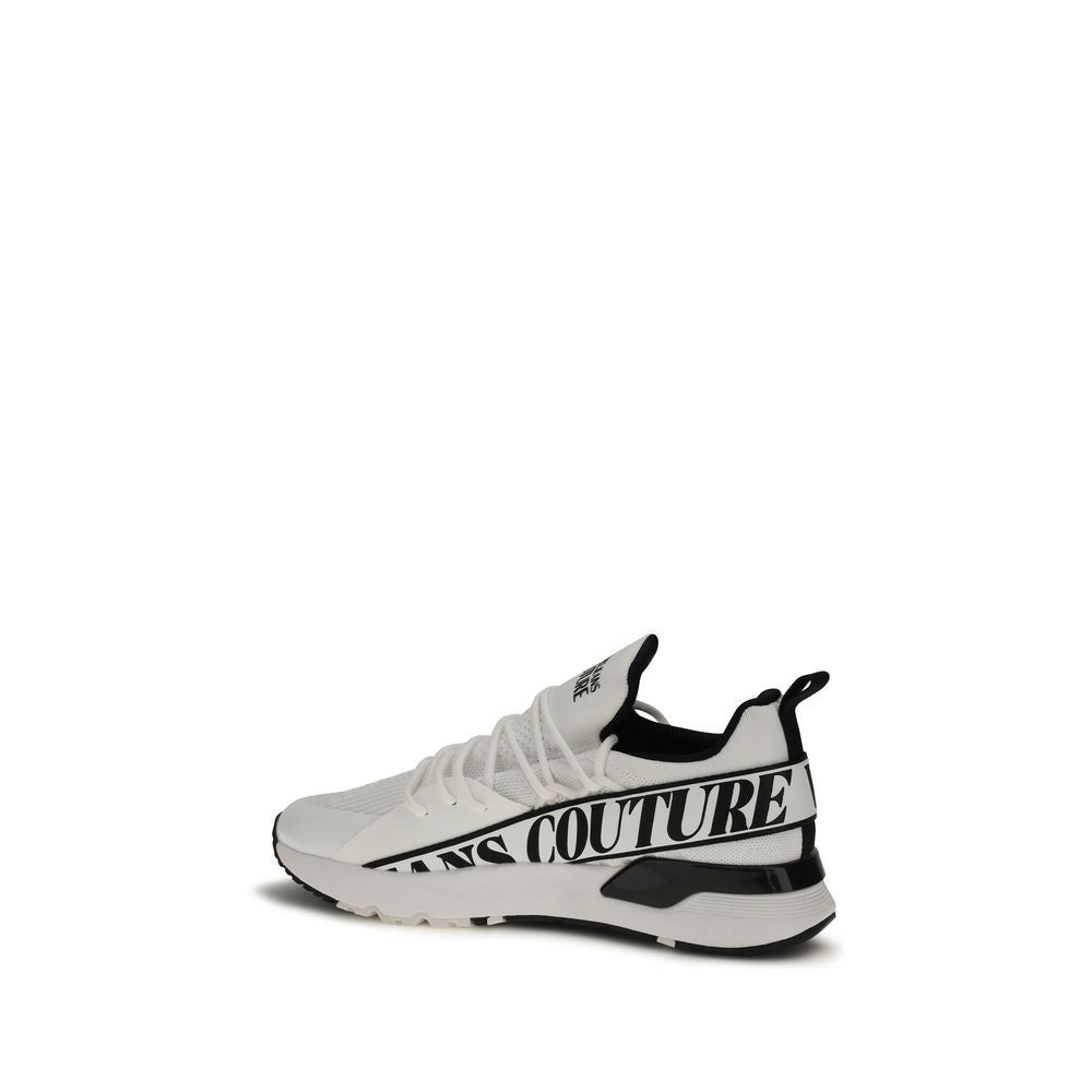 Versace Jeans White Polyester Athletic Sneakers