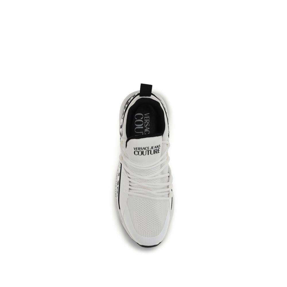Versace Jeans White Polyester Athletic Sneakers
