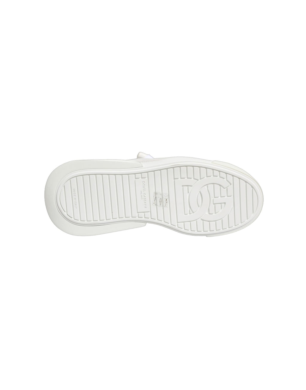Dolce & Gabbana White Calfskin Leather Low Top Sneakers Shoes