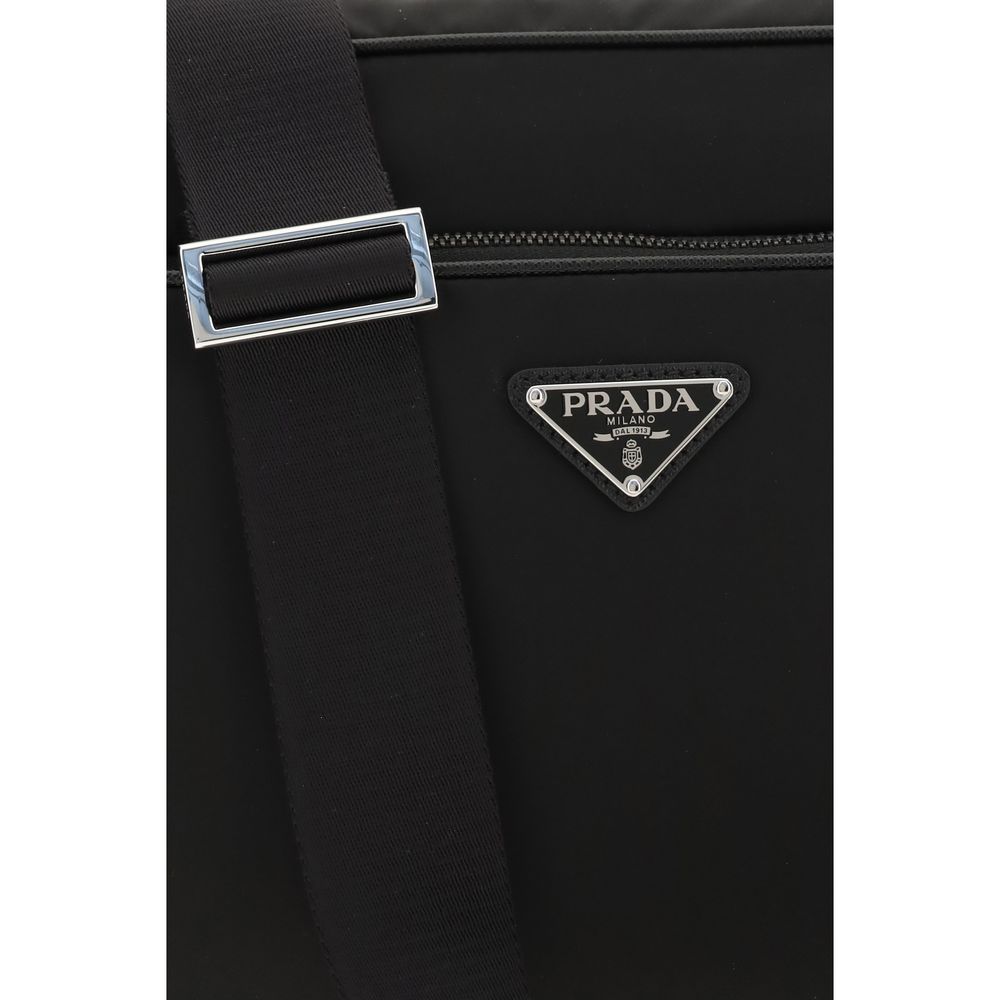 Prada Black Recycled Polyamide Shoulder Bag