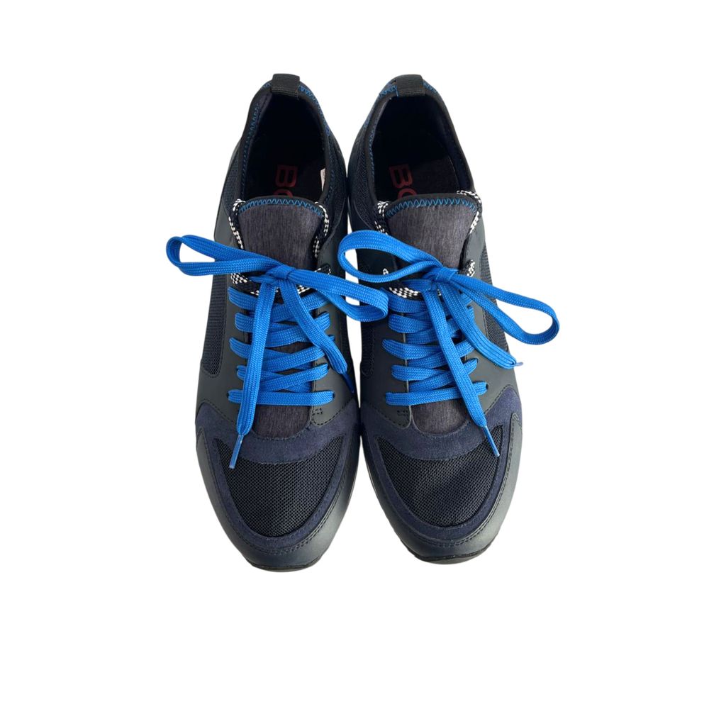 Borbonese Blue Rubber Men Sneaker