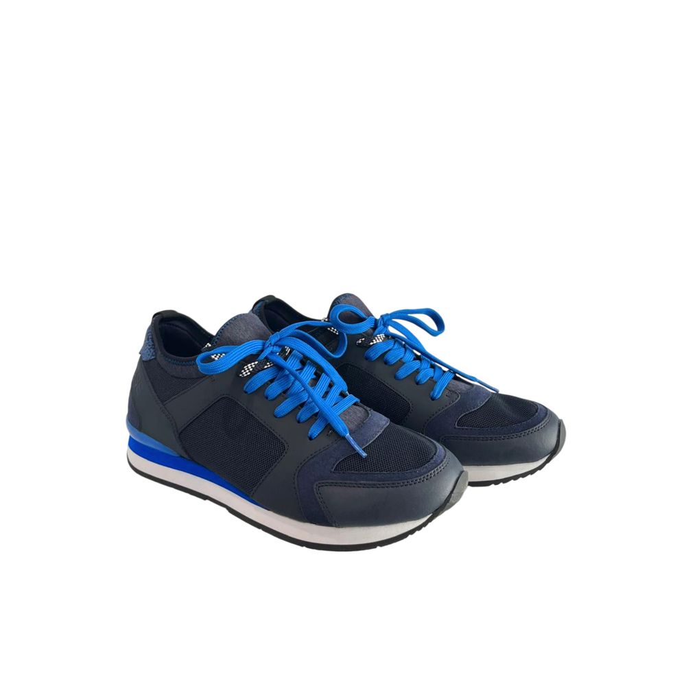 Borbonese Blue Rubber Men Sneaker