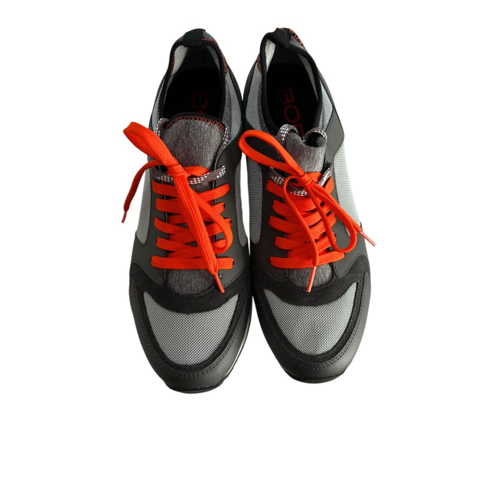Borbonese Orange Rubber Men Sneakers
