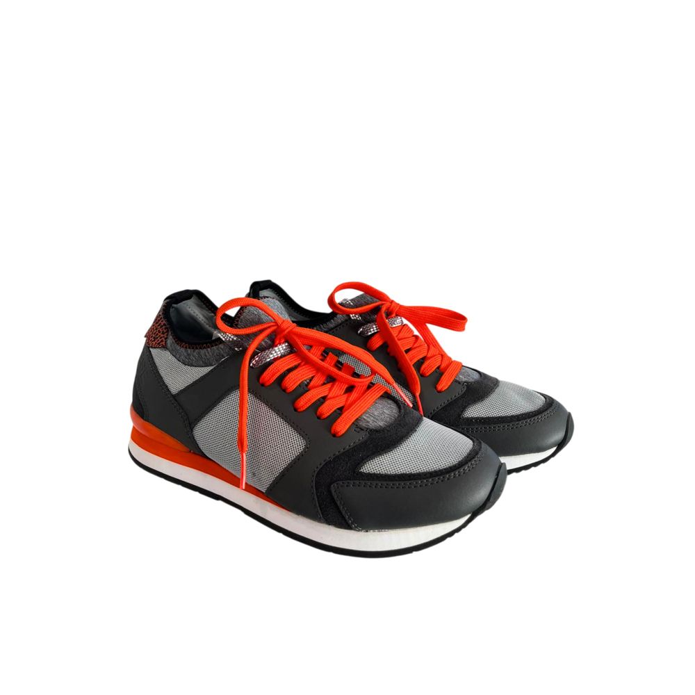 Borbonese Orange Rubber Men Sneakers