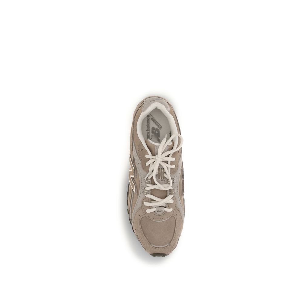 New Balance Brown Calf Leather Bos Taurus Athletic Sneakers