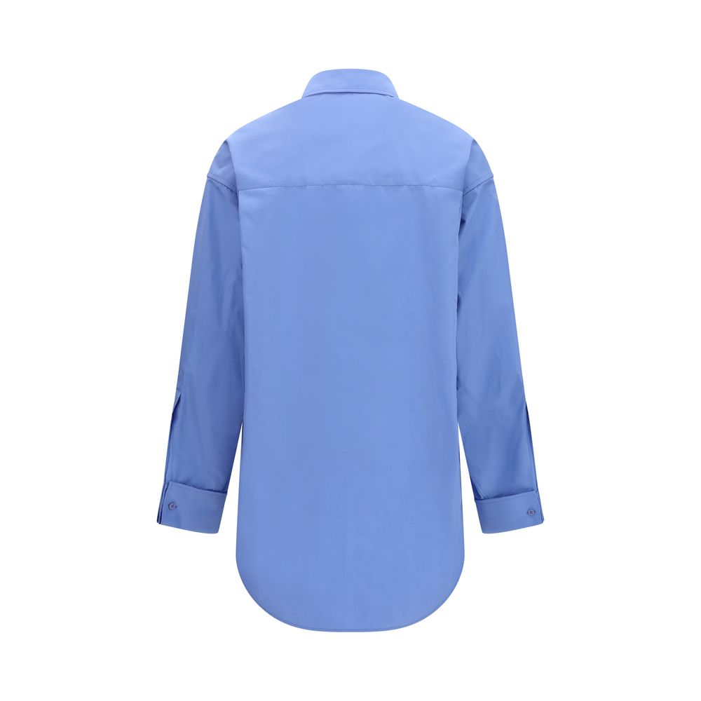 Balenciaga Blue Cotton Shirt