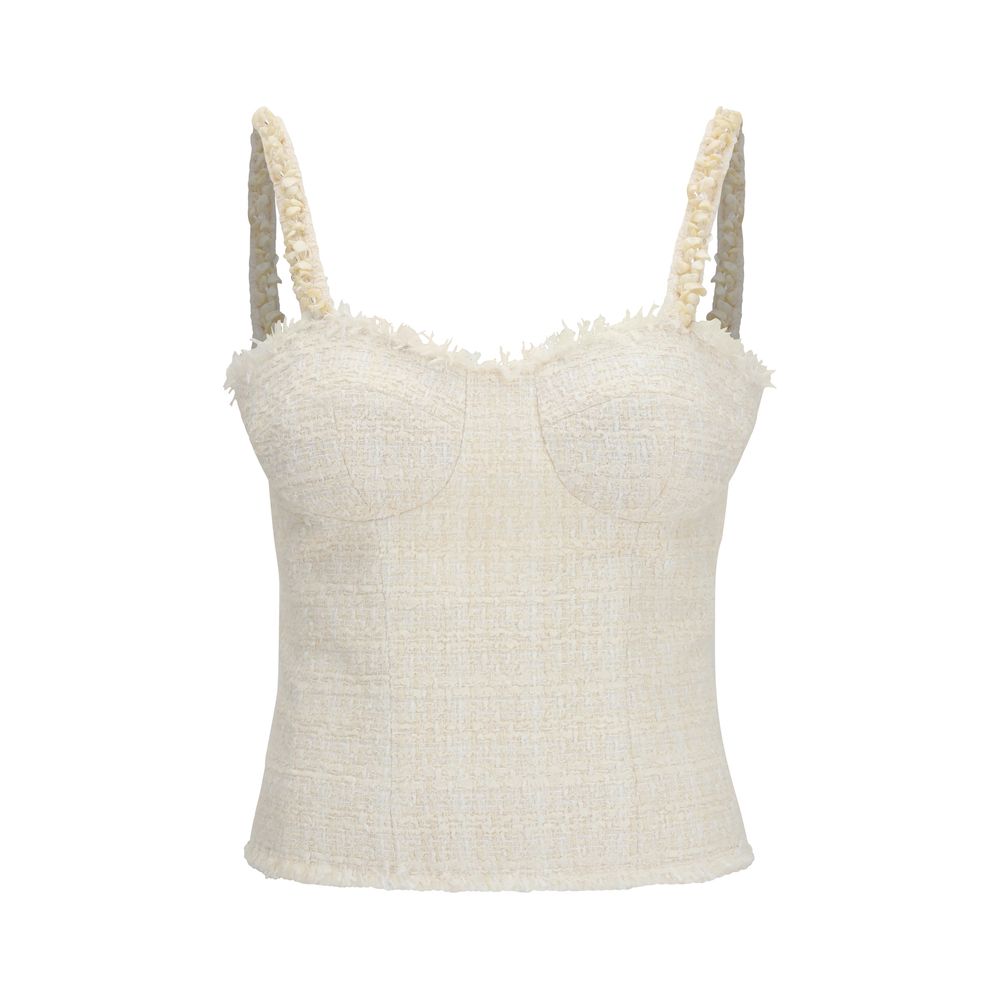 Balmain Beige Polyester Blouse