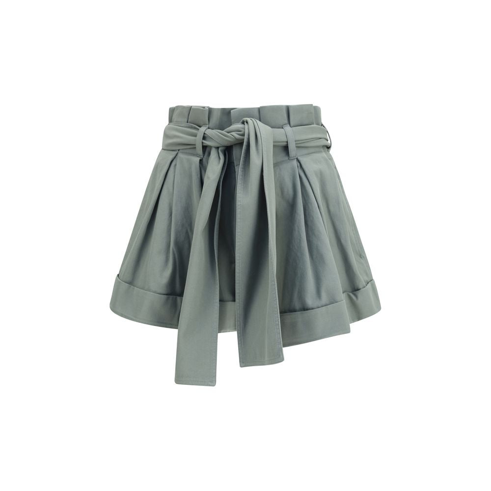 Balmain Bicolor Cotton Bermuda Shorts