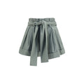 Balmain Bicolor Cotton Bermuda Shorts
