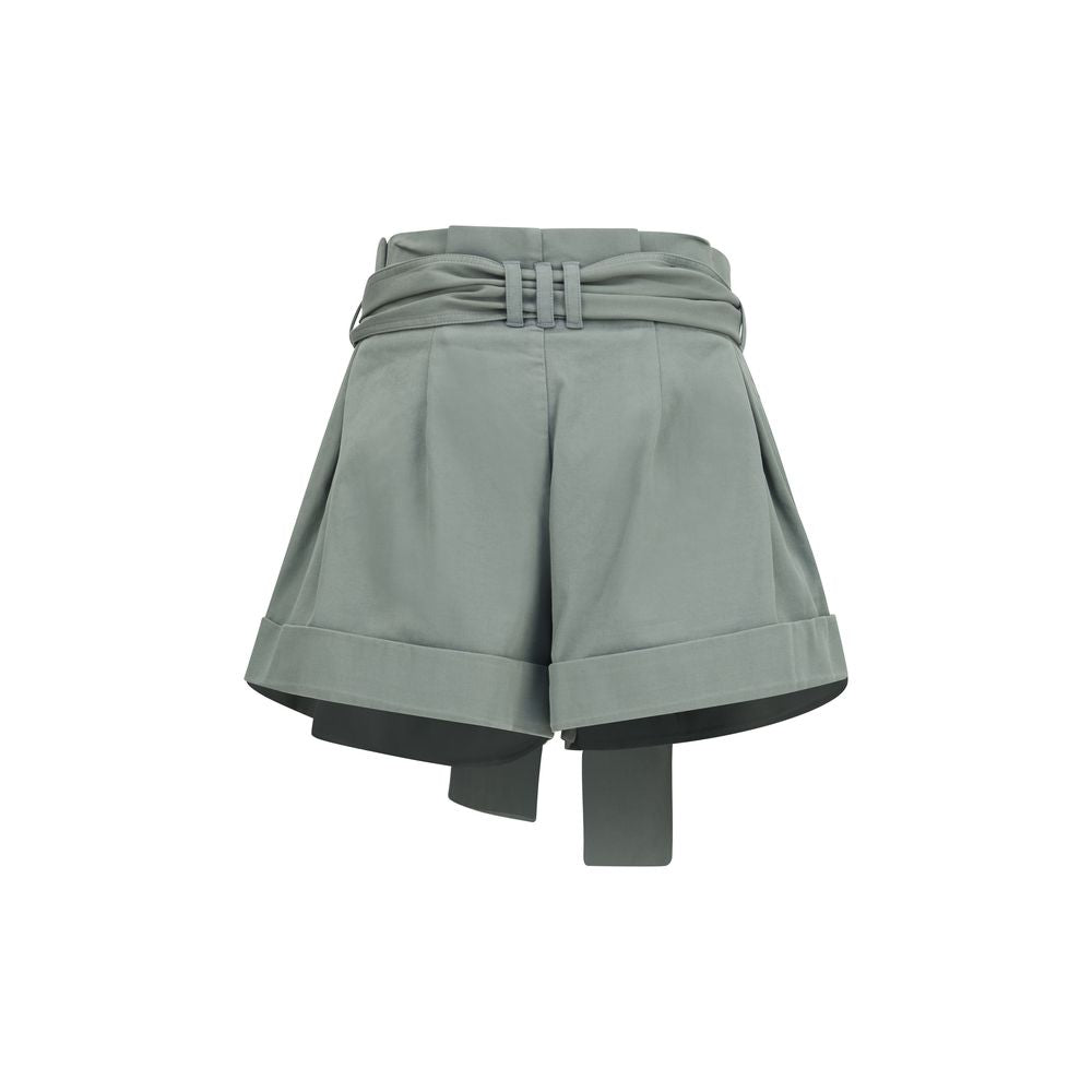 Balmain Bicolor Cotton Bermuda Shorts