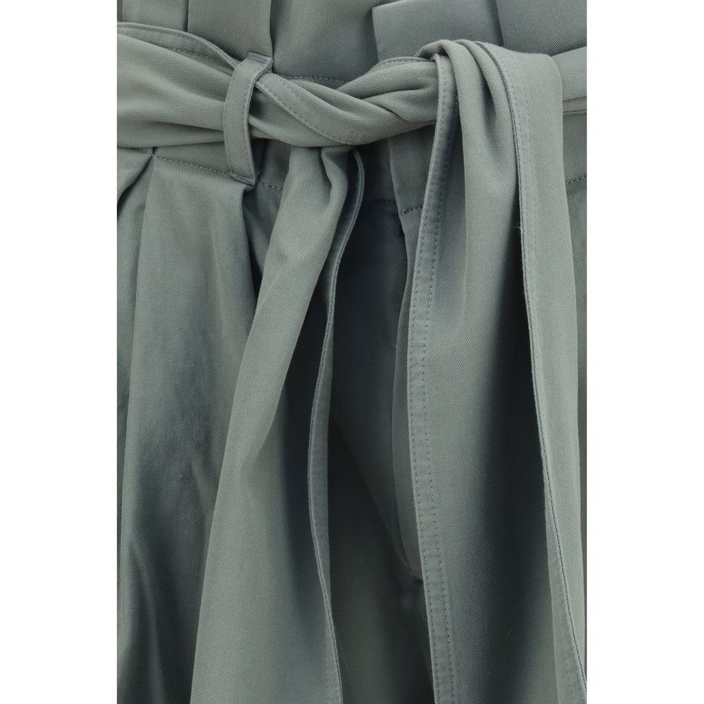 Balmain Bicolor Cotton Bermuda Shorts