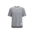 Thom Browne Gray Cotton T-Shirt