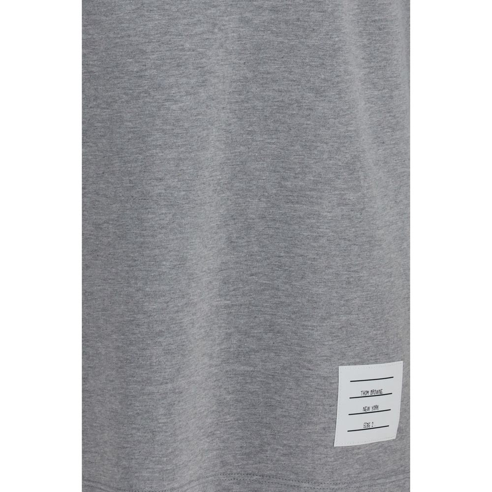 Thom Browne Gray Cotton T-Shirt