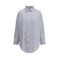 Deperlu Blue Cotton Shirt