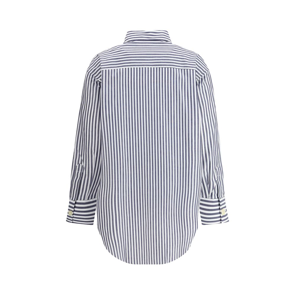 Deperlu Blue Cotton Shirt