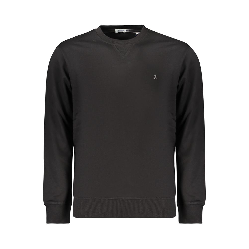Coveri Moving Black Cotton Men's Sweatshirt