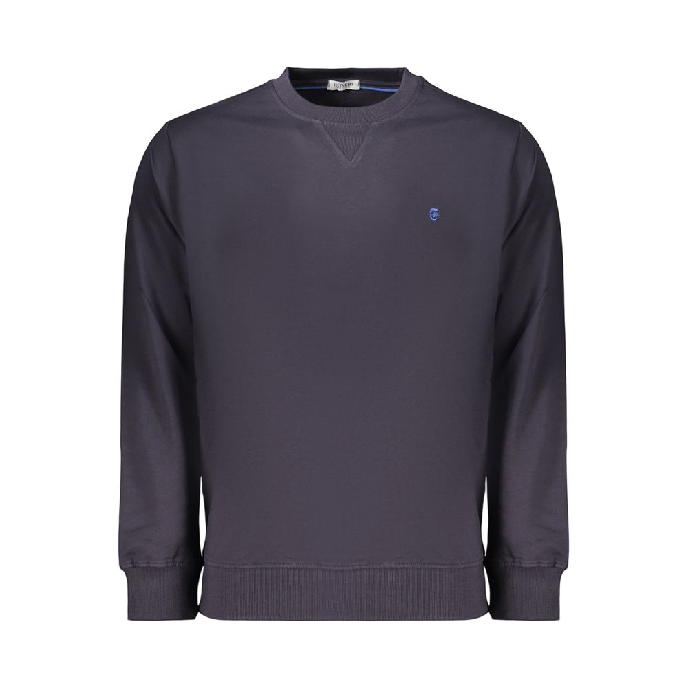 Coveri Moving Blue Cotton Men's Sweatshirt