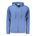 Coveri Moving Blue Cotton Mens Sweatshirt