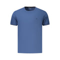 Coveri Moving Blue Cotton Men's T-Shirt