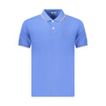 Coveri Moving Blue Cotton Men's Polo Shirt