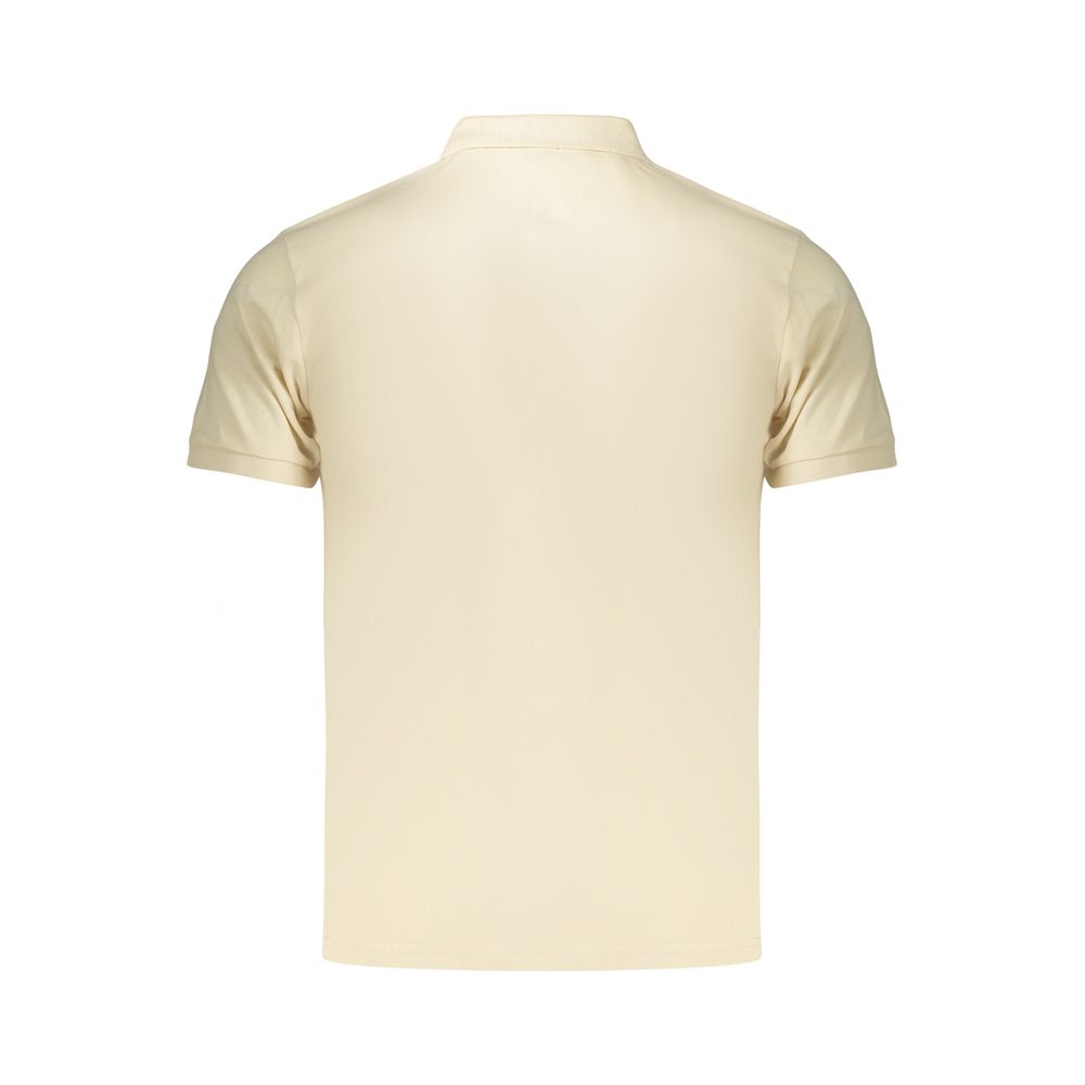 Coveri Moving Beige Cotton Men Polo