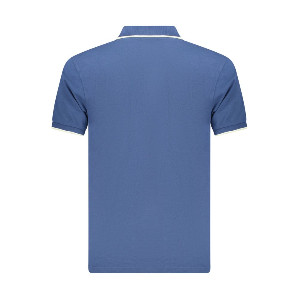 Coveri Moving Blue Cotton Men's Polo Shirt