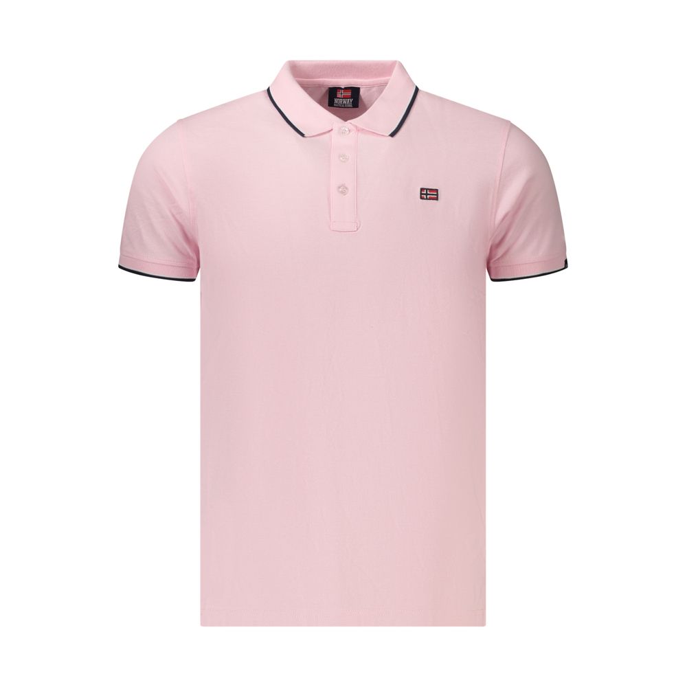Norway 1963 Rosa Cotton Men's Polo