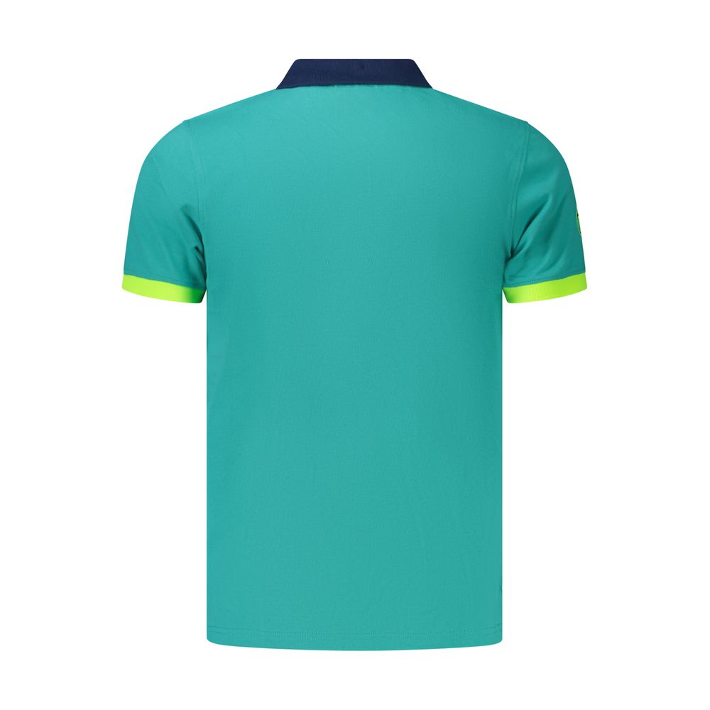 Norway 1963 Azzurro Cotton Men's Polo