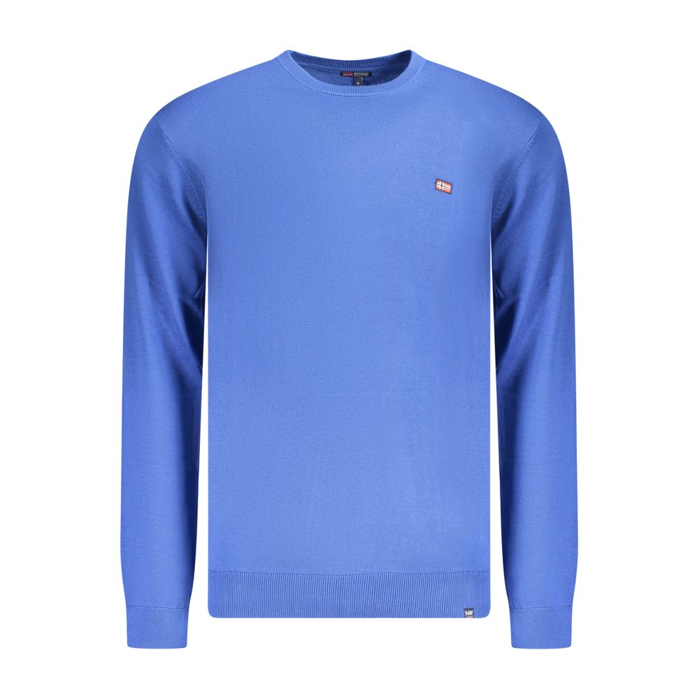 Norway 1963 Blue Cotton Men's Sweater