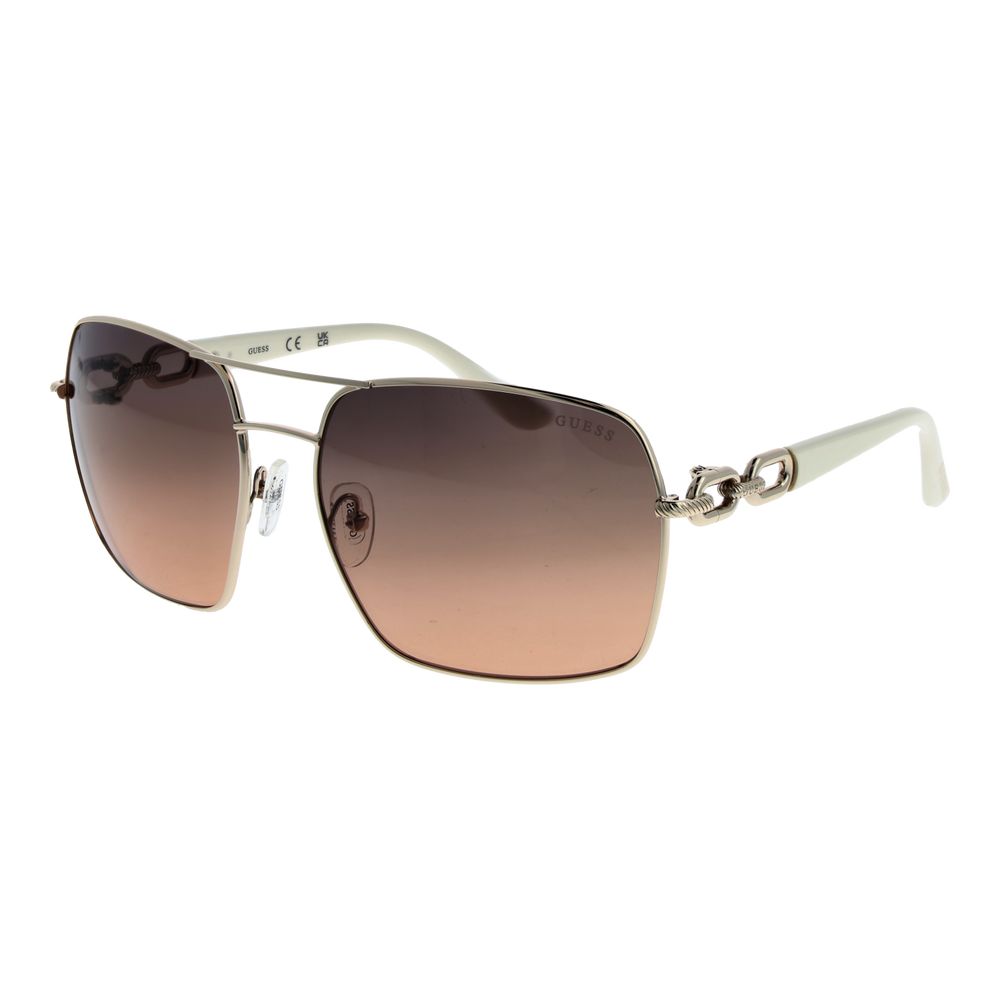 Guess Gold Metal Sunglasses
