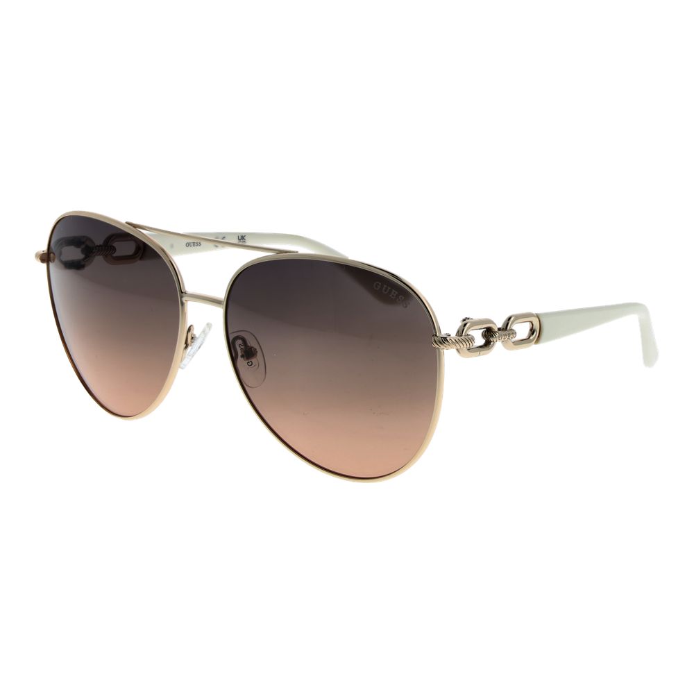 Guess Gold Metal Sunglasses