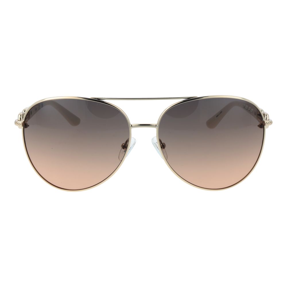 Guess Gold Metal Sunglasses
