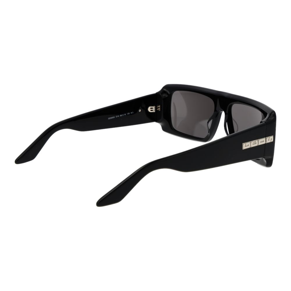 GCDS Black Acetate Sunglasses