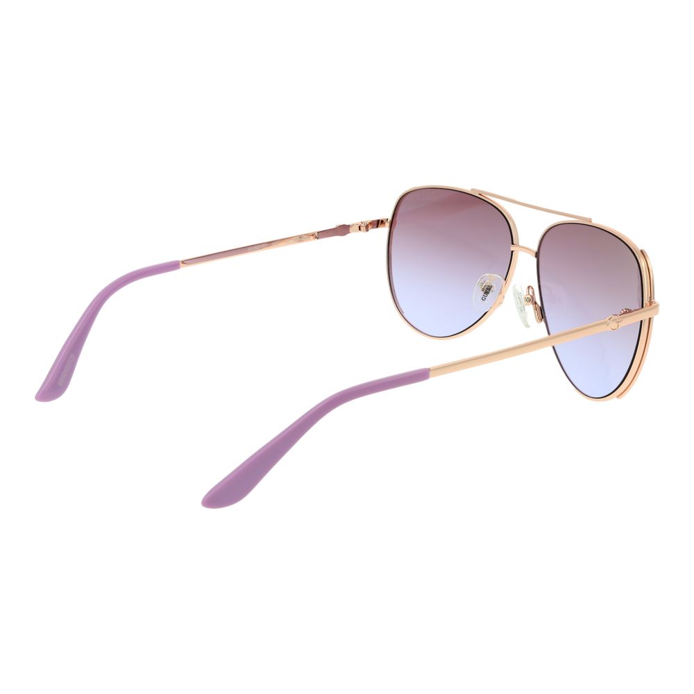 Guess Rose Gold Metal Sunglasses