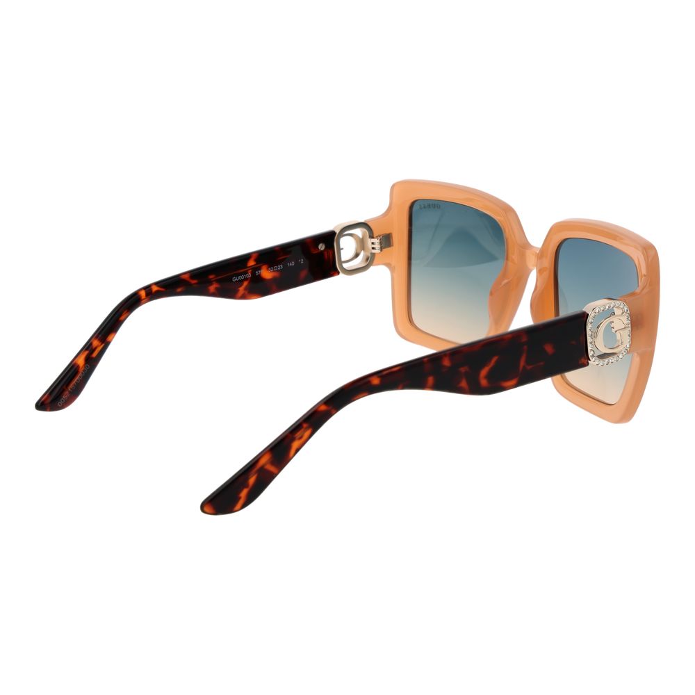 Guess Beige Plastic Sunglasses