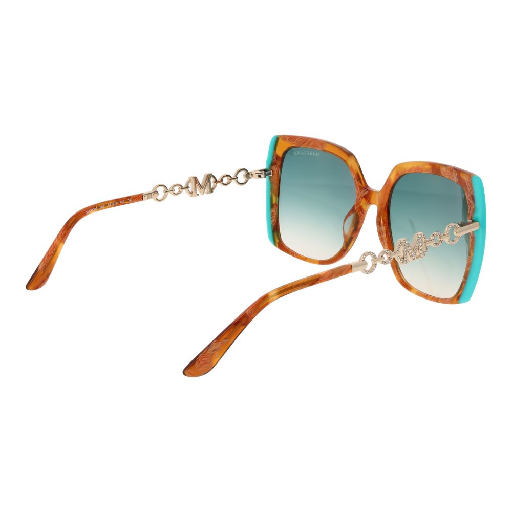 Marciano by Guess Brown Acetate Sunglasses