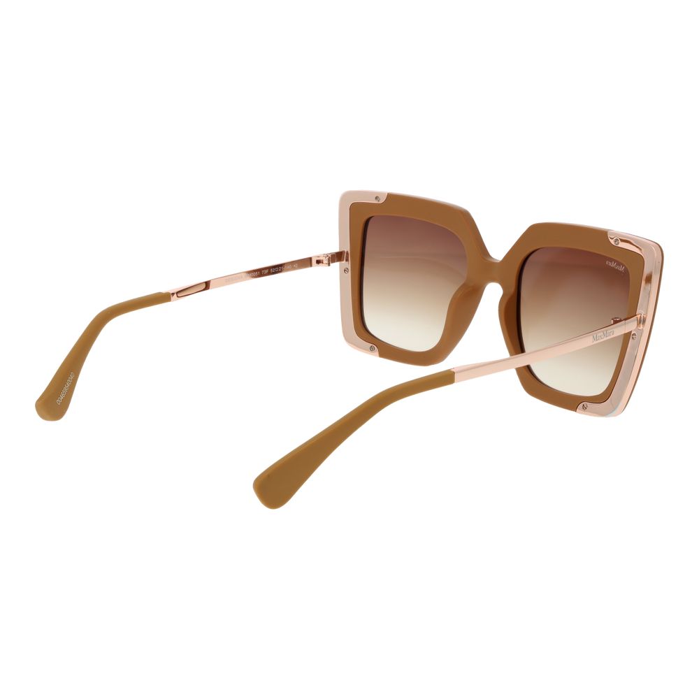 Max Mara Brown Plastic Sunglasses