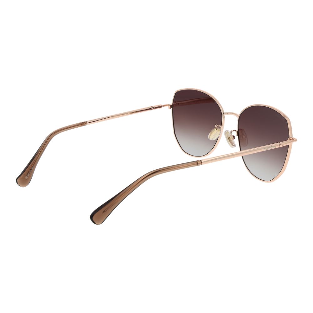 Max Mara Rose Gold Metal Sunglasses