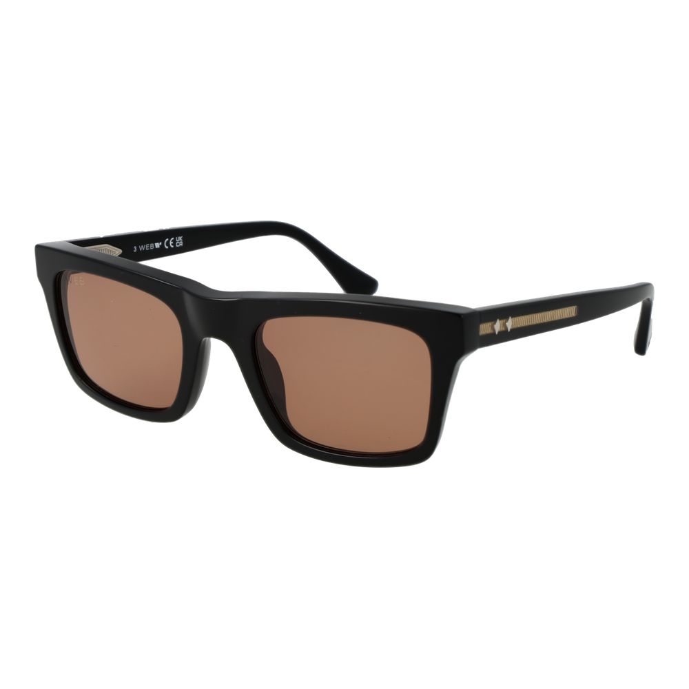 Web Black Acetate Sunglasses