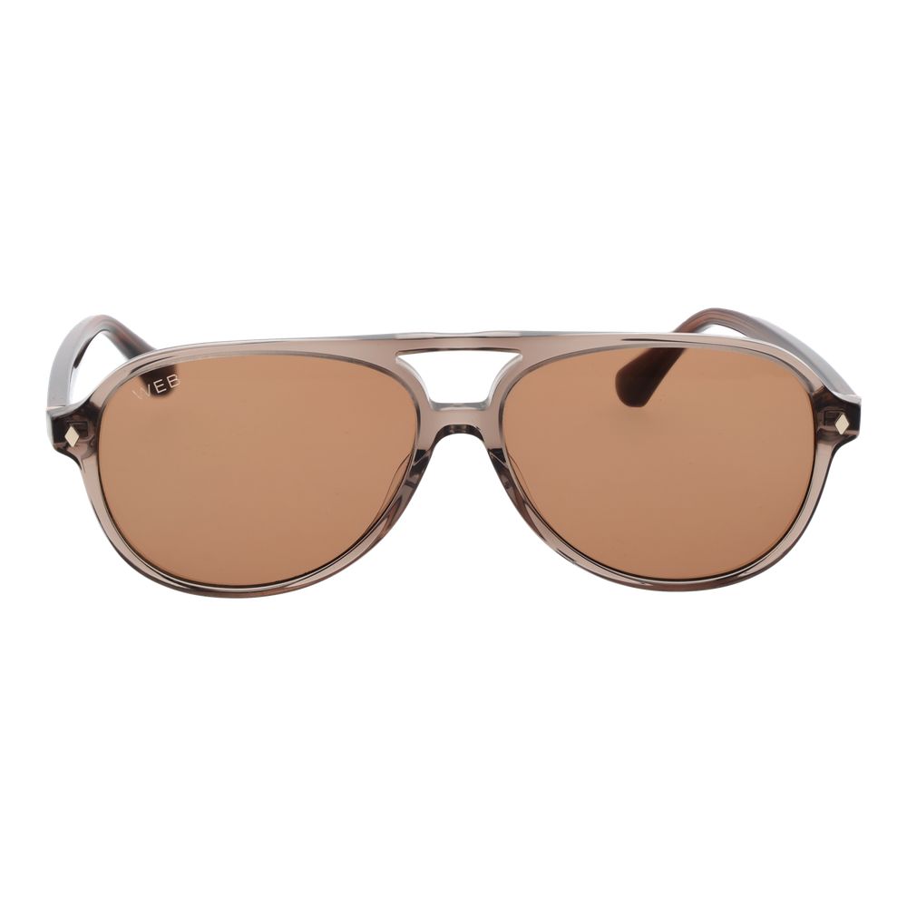 Web Brown Acetate Sunglasses