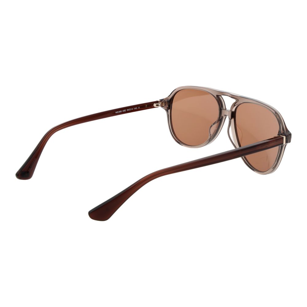 Web Brown Acetate Sunglasses